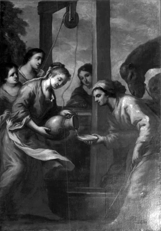 Rebecca al pozzo - Chiesa della Beata Vergine della Salute, Este, Padova